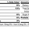 Chocolatebakingbar Nutrtion